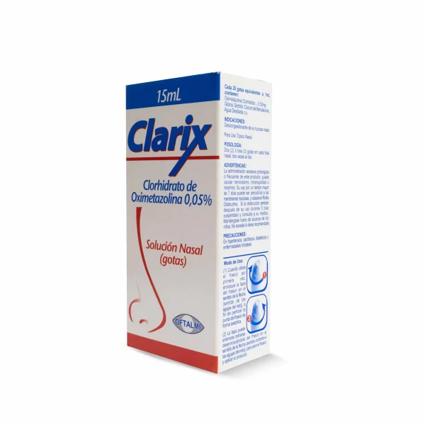 Clarix Solución Nasal Adulto Gotas 15 ml - Image 3