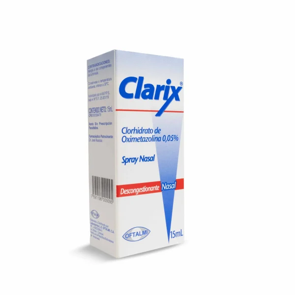 Clarix Solución Nasal Adulto Spray 15 ml - Laboratorios Oftalmi