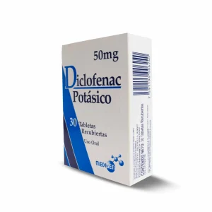 Diclofenac Potásico 50 mg 30 Tabletas