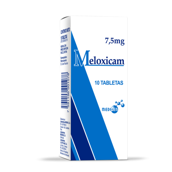 Meloxicam 7,5 mg 10 Tabletas - Image 3