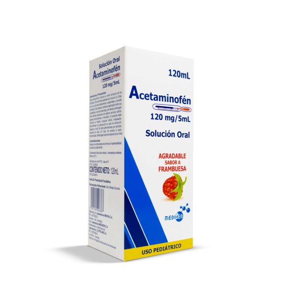 Acetaminofén 120mg/5 mL Solución Oral 120 ml - Image 2