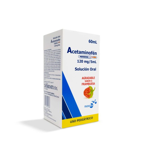 Acetaminofén 120mg/5 mL Solución Oral 60 ml - Image 2