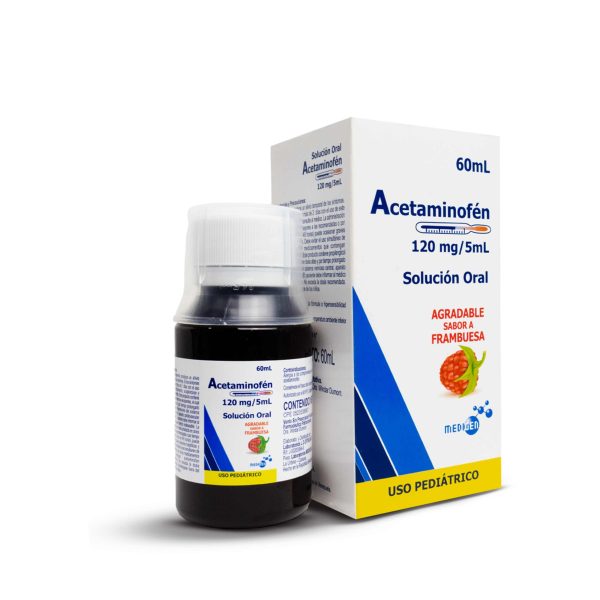 Acetaminofén 120mg/5 mL Solución Oral 60 ml - Image 3