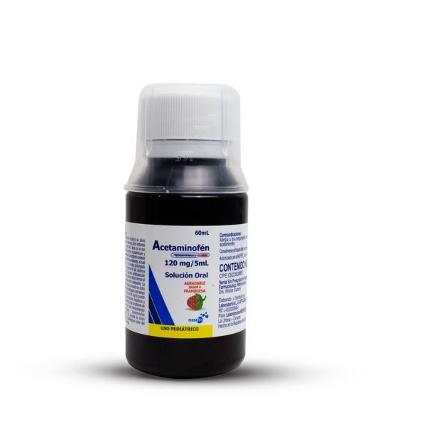 Acetaminofén 120mg/5 mL Solución Oral 60 ml - Image 4