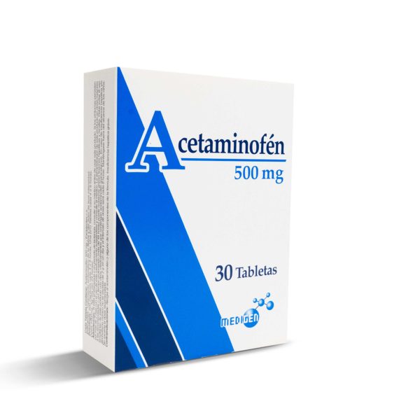 Acetaminofén 500mg 30 Tabletas - Image 2