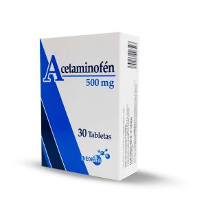 Acetaminofén 500mg 30 Tabletas