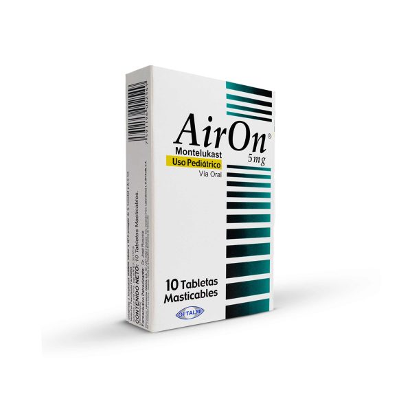 Airon 5 mg 10 Tabletas Masticables - Image 2