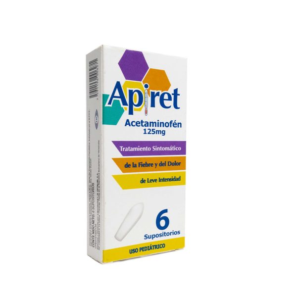 Apiret 125 mg Supositorio - Image 2