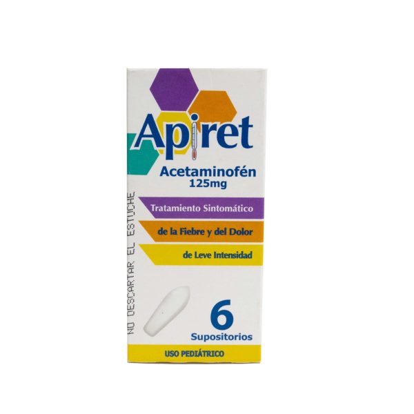 Apiret 125 mg Supositorio - Image 3