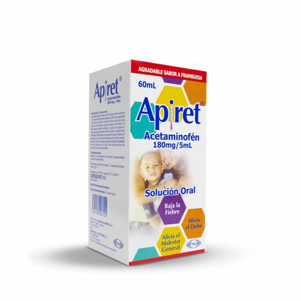 Apiret 180 mg/ 5mL Solución Oral 60 ml - Image 2