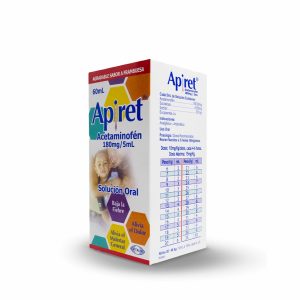 Apiret 180 mg/ 5mL Solución Oral 60 ml
