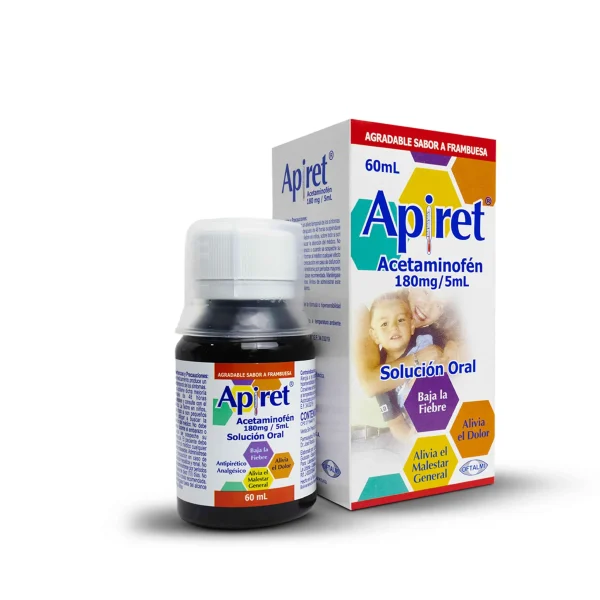 Apiret 180 mg/ 5mL Solución Oral 60 ml - Image 3