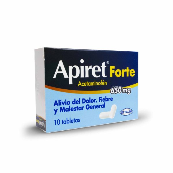 Apiret forte 650mg 10 Tabletas - Image 2
