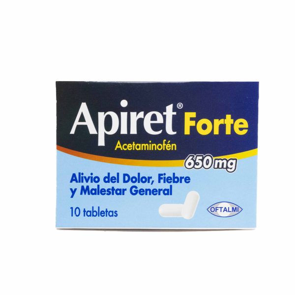 Apiret forte 650mg 10 Tabletas - Image 3