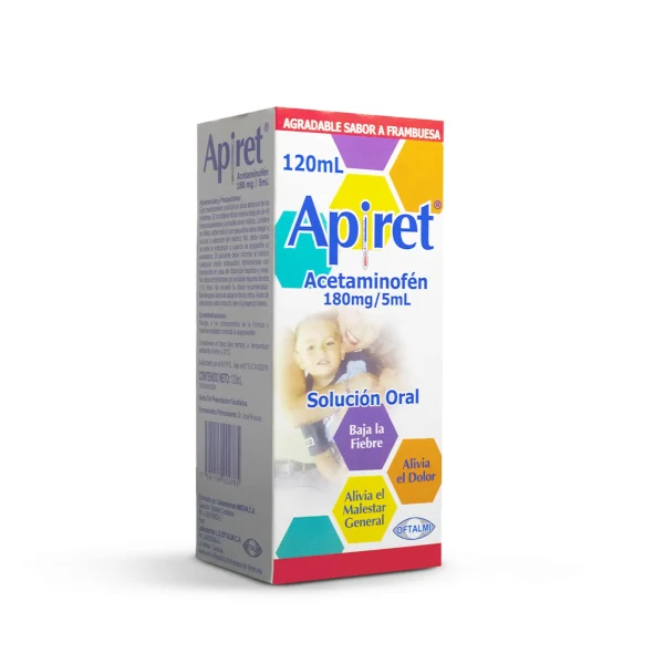 Apiret 180 mg/ 5mL Solución Oral 120 ml - Image 2