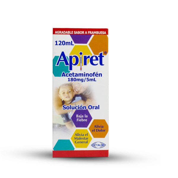 Apiret 180 mg/ 5mL Solución Oral 120 ml - Image 3