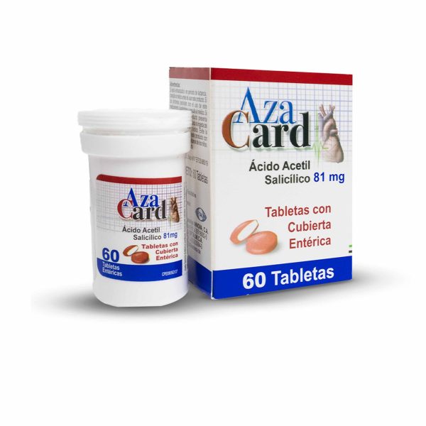 Azacard 81 mg 60 Tabletas con Cubierta Entérica - Image 2