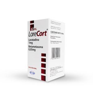 Lorecort 1 mg -0,05mg/ mL Solución Oral 60 ml