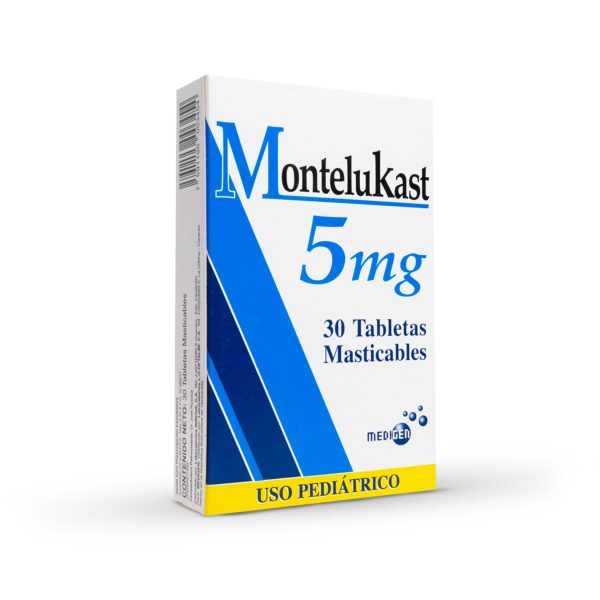 Montelukast 5 mg 30 Tabletas Masticables - Image 2
