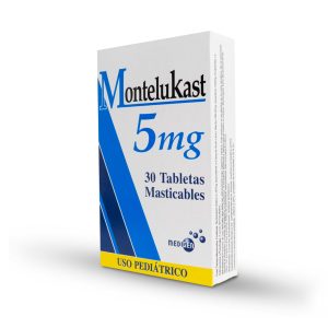 Montelukast 5 mg 30 Tabletas Masticables