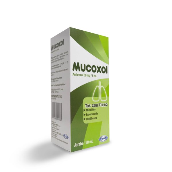 Mucoxol 30mg/5mL Jarabe 120 ml - Image 2
