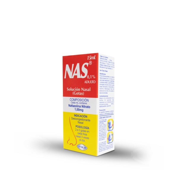 Nas Solución Nasal Adulto 15 ml