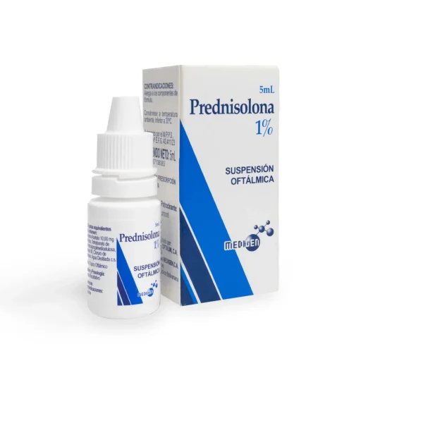 Prednisolona 1% </br>Suspensión Oftálmica 5 ml - Image 3