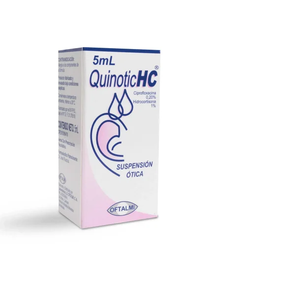 Quinotic HC Suspensión Ótica 5 ml - Image 2