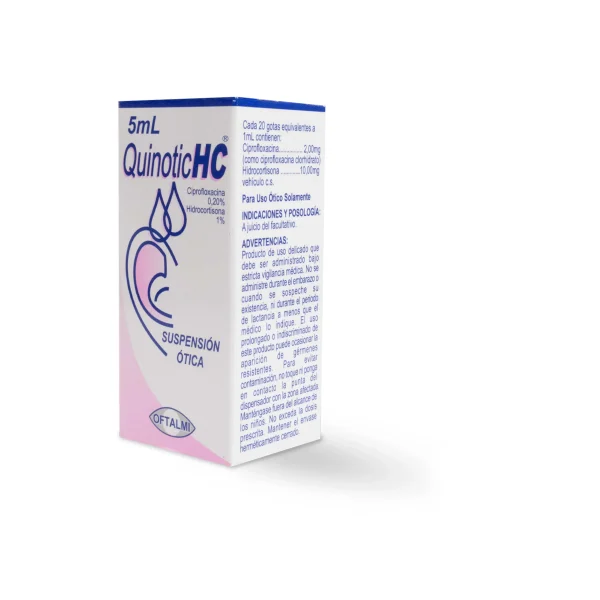 Quinotic HC Suspensión Ótica 5 ml