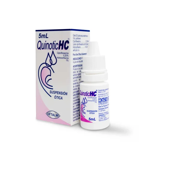 Quinotic HC Suspensión Ótica 5 ml - Image 3