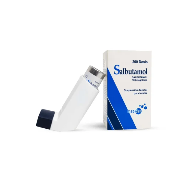 Salbutamol </br>Solución para Inhalar 200 Dosis - Image 3