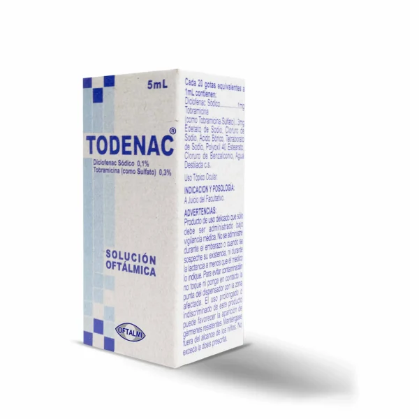 Todenac </br>Solución Oftálmica 5 ml